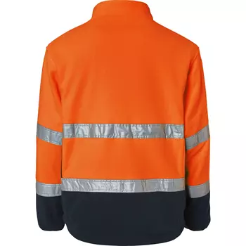 Top Swede fleece jacket 264, Hi-Vis Orange/Navy