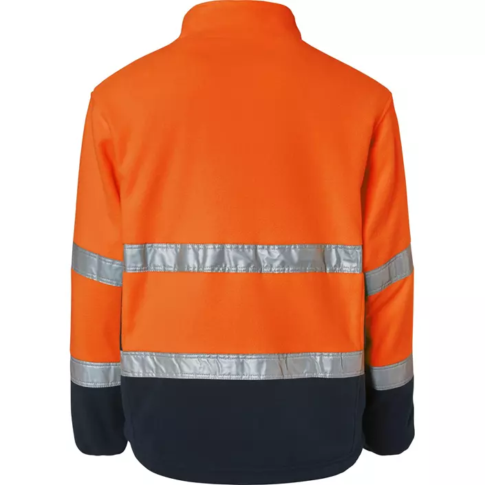 Top Swede fleece jacket 264, Hi-Vis Orange/Navy, large image number 1