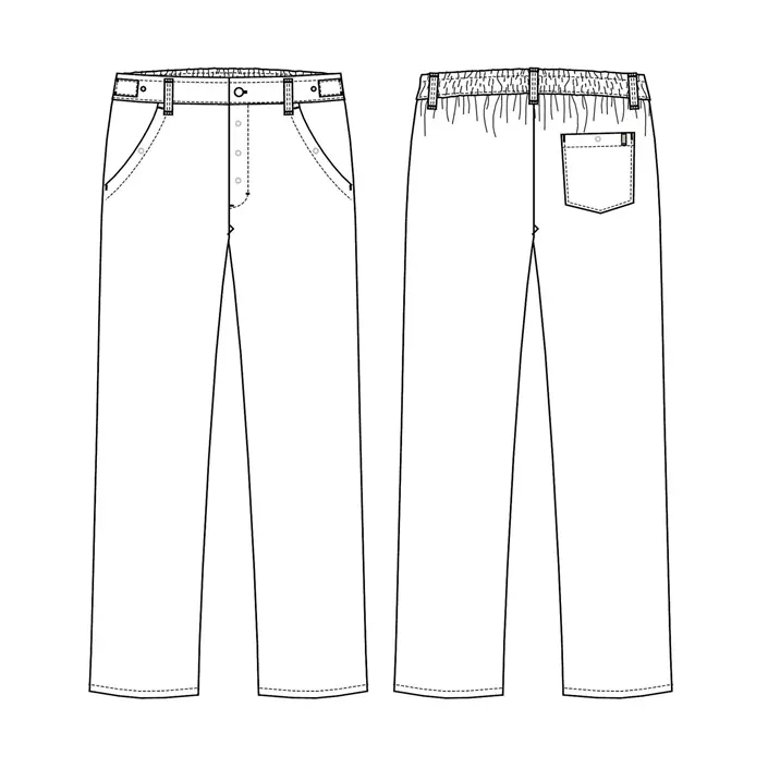Kentaur HACCP-approved  trousers, White, large image number 3