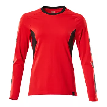 Mascot Accelerate long-sleeved women's T-shirt, Signal red/black