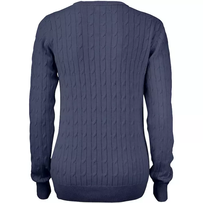 Cutter & Buck dame strikk pullover, Navy melange, large image number 2