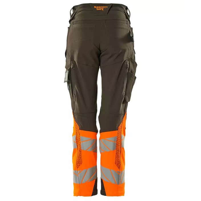 Mascot Accelerate Safe women's work trousers full stretch, Dark anthracite/Hi-vis orange, large image number 1