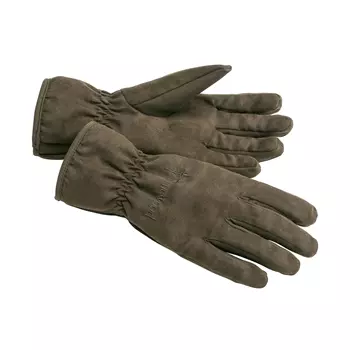 Pinewood Extreme padded gloves, Suede Brown/Dark Olive