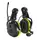Hellberg Secure Synergy multi-point høreværn med Bluetooth til hjelmmontering, Sort/Grøn, Sort/Grøn, swatch
