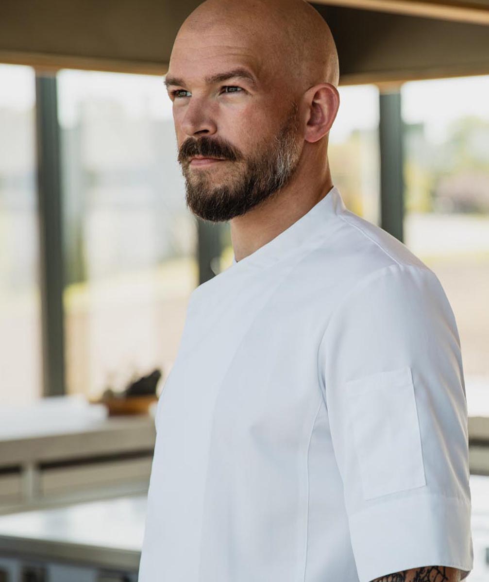 Segers 1009 chefs jacket stretch, White, large image number 1