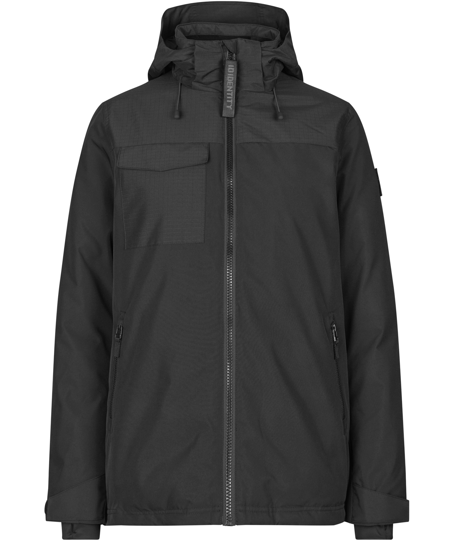 ID women's winter jacket, Black, Black, swatch