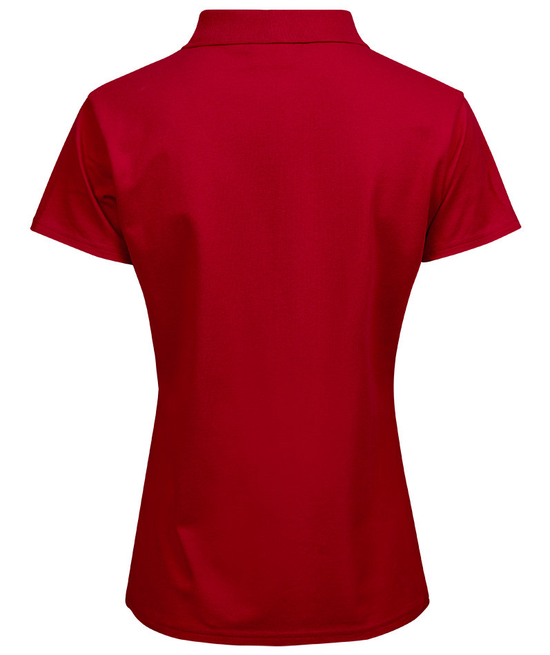 Tee Jays Luxury Stretch Damen Poloshirt, Rot, large image number 1