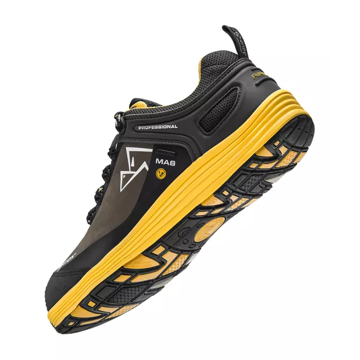 Airtox MA6 safety shoes S3, Black/Yellow, large image number 2