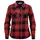 Stormtech Santa Fe women's flannel shirt, Red/Black, Red/Black, swatch