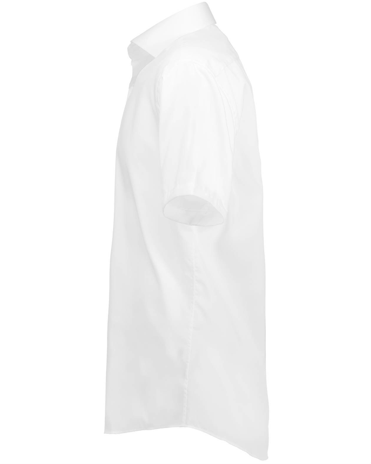 Seven Seas modern fit Poplin short-sleeved shirt, White, large image number 3