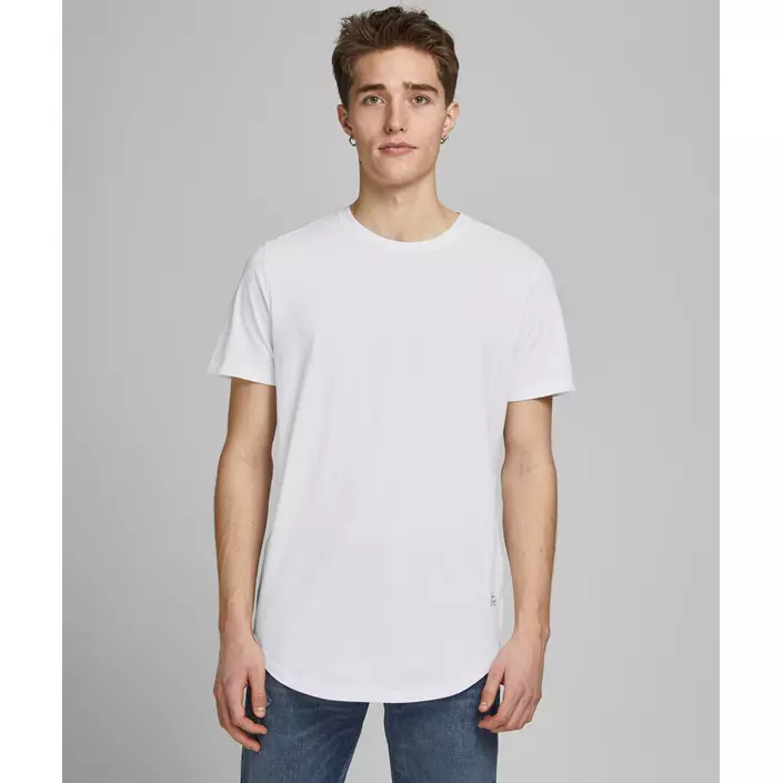 Jack & Jones JACJENS 5-pack T-shirt, White/black, large image number 4