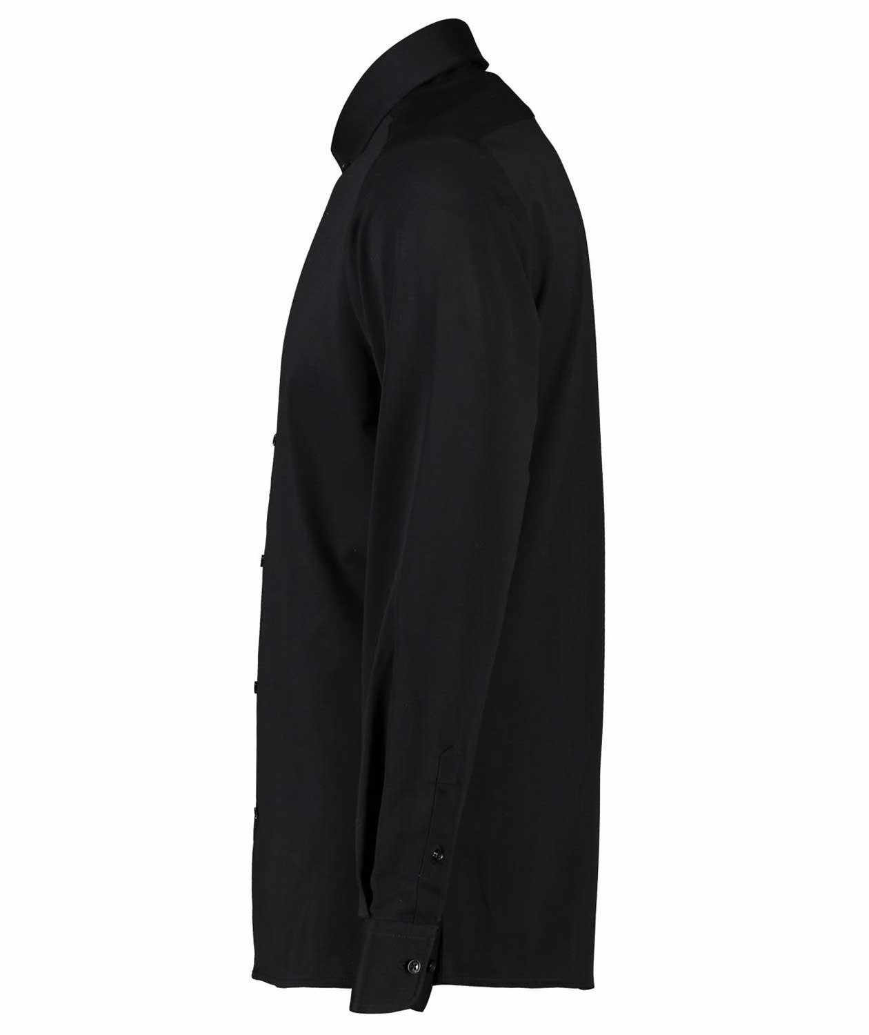 Seven Seas Slim fit Jerseyhemd, Schwarz, large image number 2