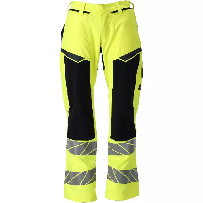 Mascot Accelerate Multisafe arbejdsbukser, Hi-Vis Gul/Mørk Marine, large image number 0
