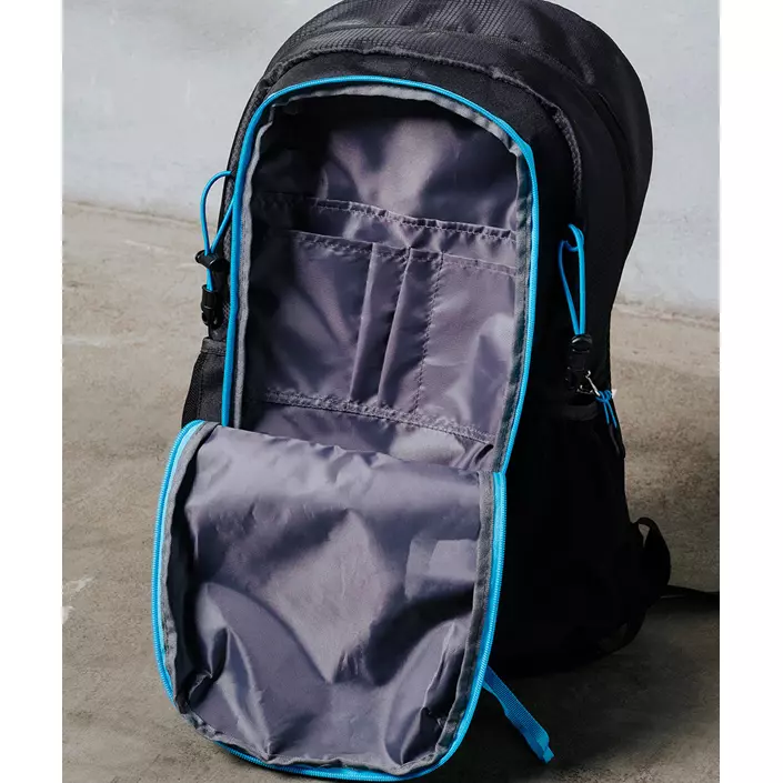 YOU Telemark backpack, Black/Turquoise, Black/Turquoise, large image number 8