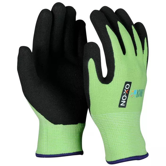OX-ON Junior flex work gloves, Green, large image number 0