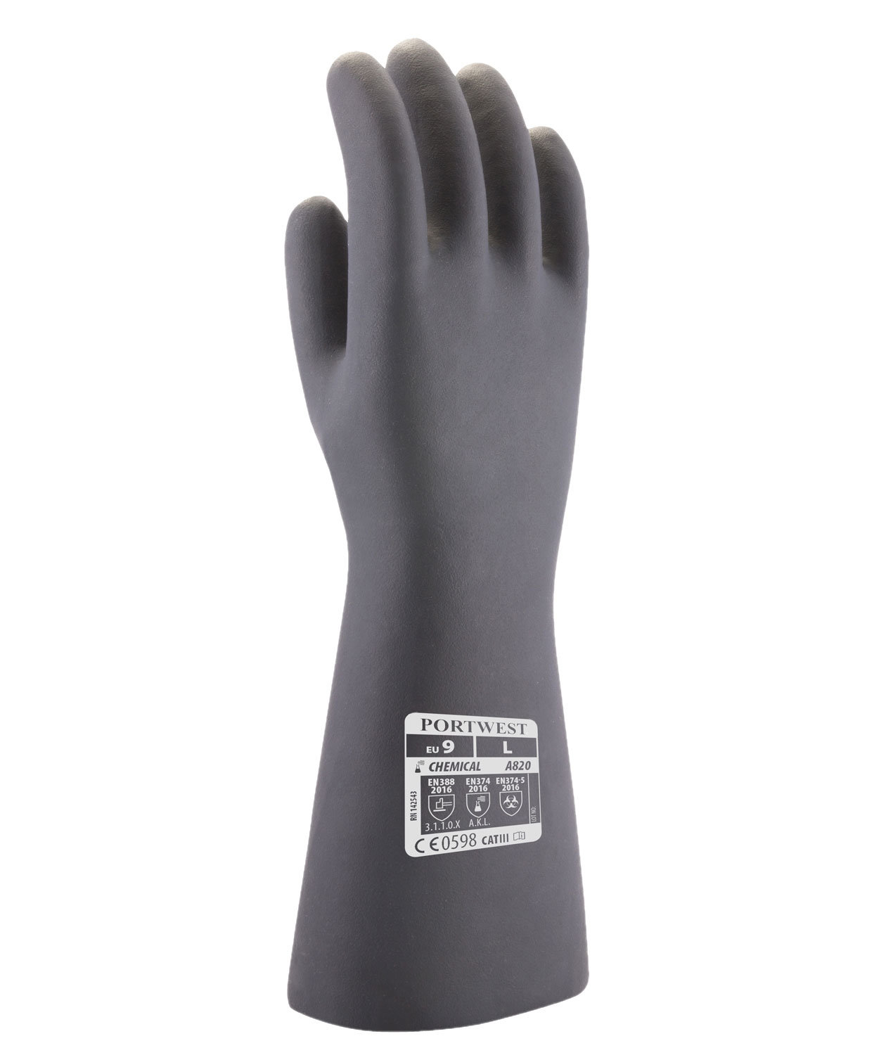 Portwest A820 Neoprene Chemical Protective Gloves