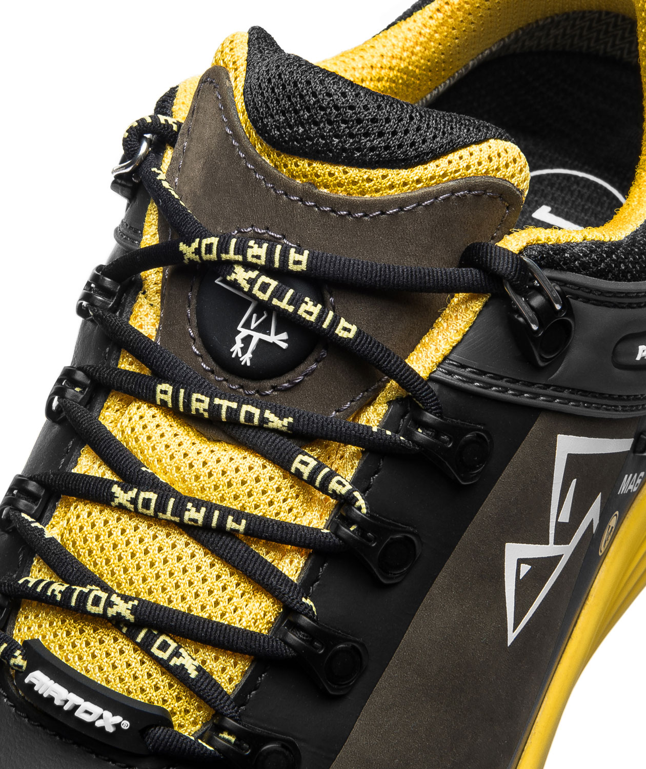 Airtox MA6 safety shoes S3, Black/Yellow, large image number 3