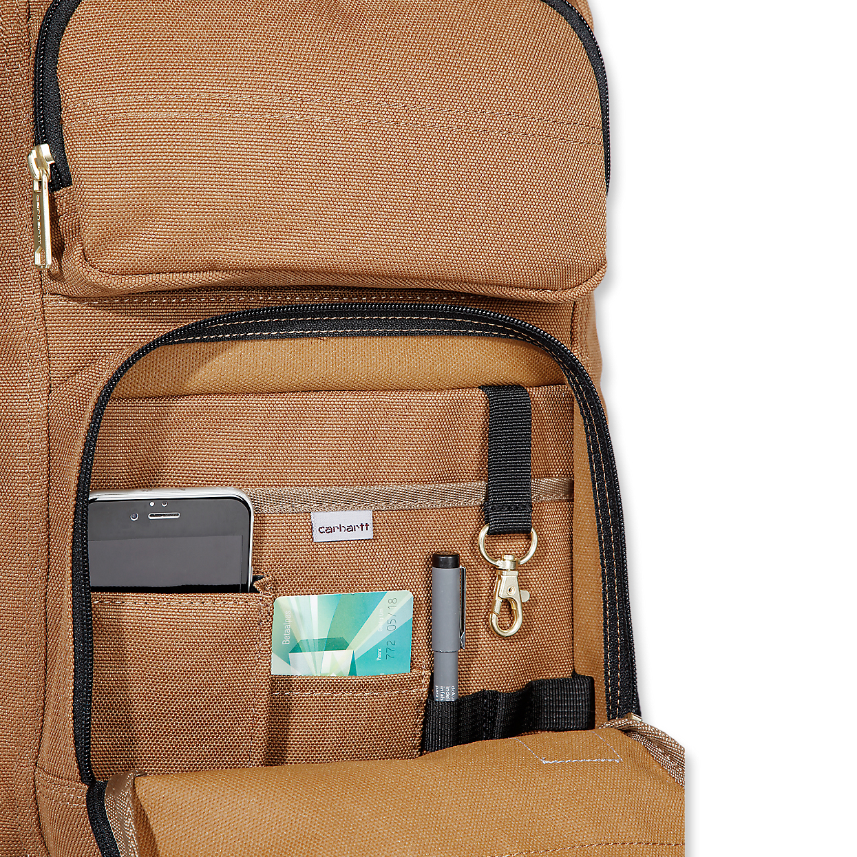 Carhartt Single Compartment ryggs&auml;ck 27L, Carhartt Brown, Carhartt Brown, large image number 5