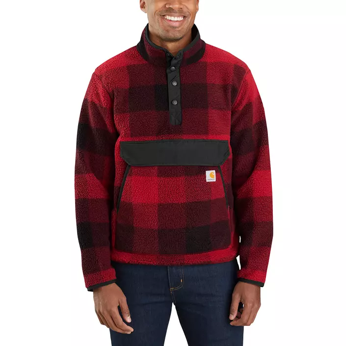 Carhartt Faserpelz Pullover, Oxblood Red, large image number 1