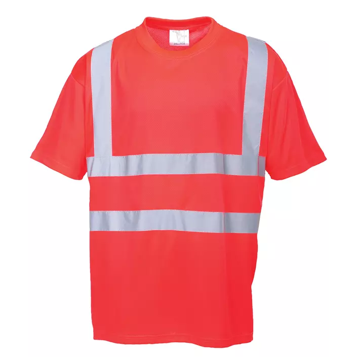 Portwest T-shirt, Hi-Vis Red, large image number 0