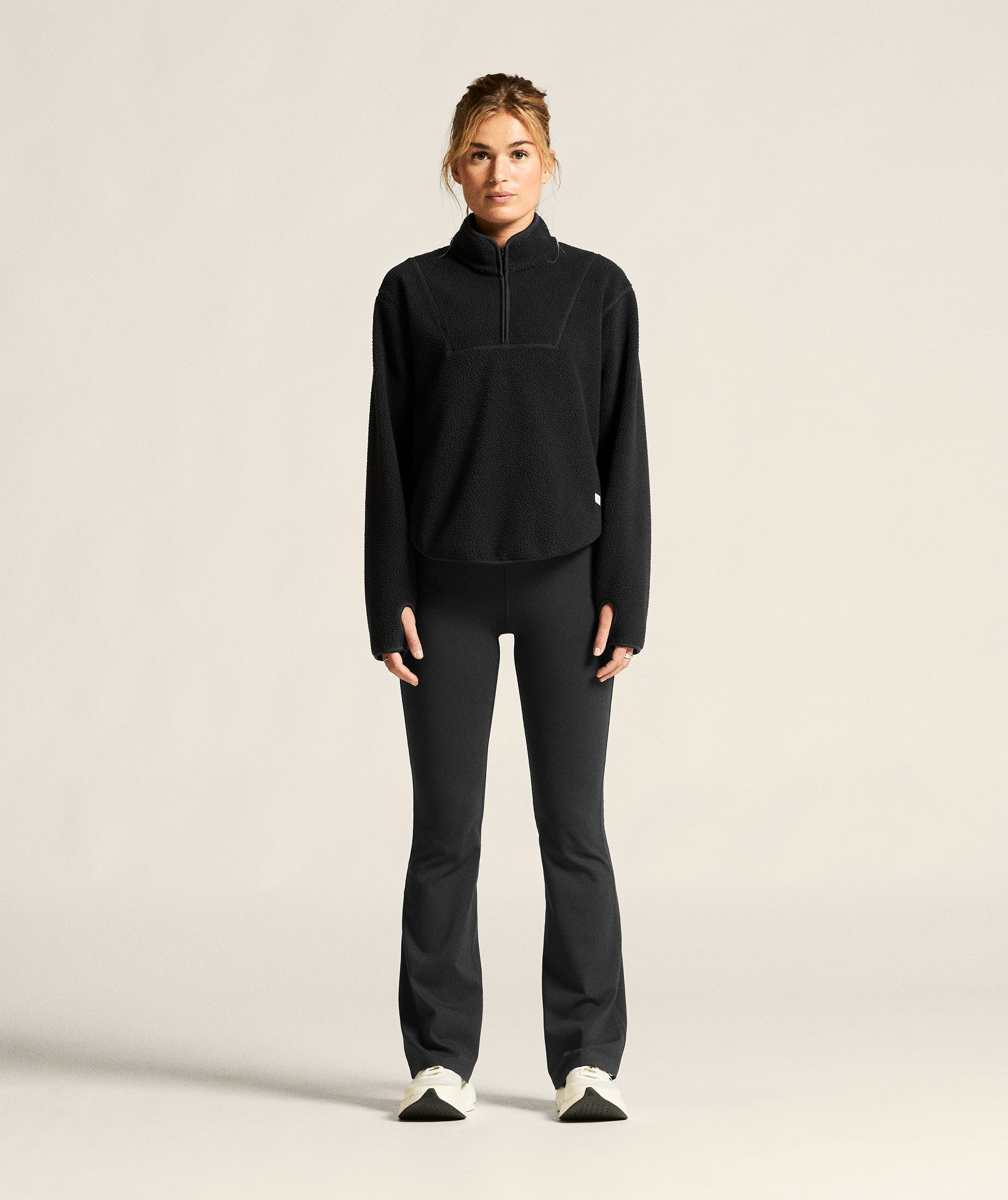 Craft Join dame half zip fiberpelstr&oslash;je, Black, large image number 6