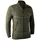 Deerhunter Norden Insulated fleece sweater, Green Melange, Green Melange, swatch