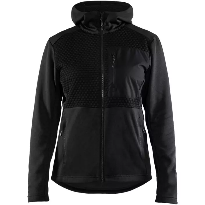 Blåkläder Damen Hoodie mit Reißverschluss, Schwarz, large image number 0