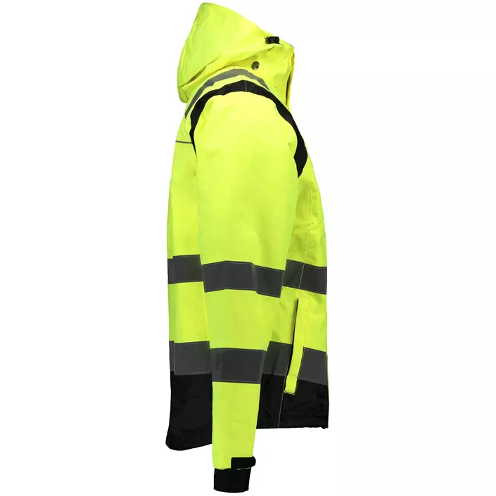 Vidar V4010 skaljakke, Hi-vis Gul/Sort, large image number 2