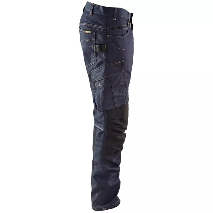 Blåkläder Unite Denim work trousers, Marine Blue/Black, large image number 4