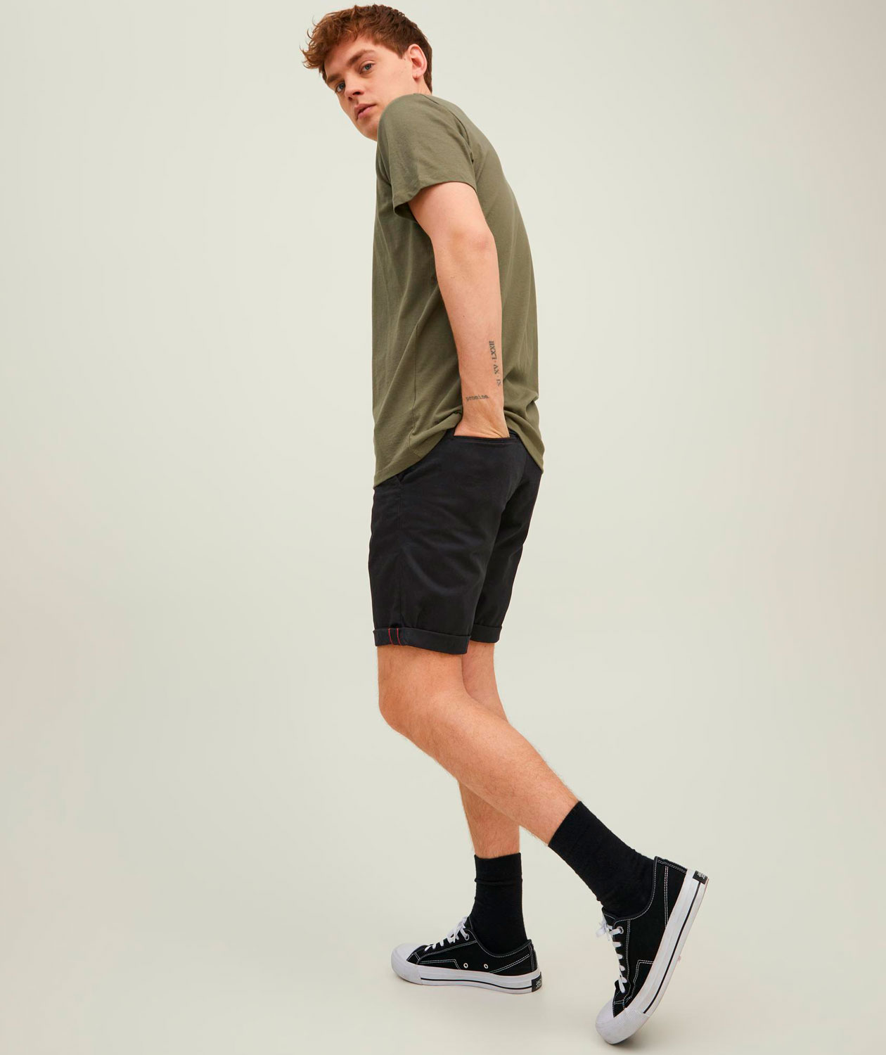 Jack & Jones JPSTBOWIE Chino shorts, Svart, large image number 7