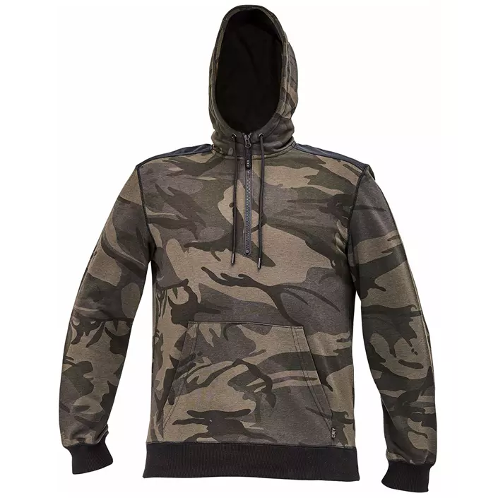 Cerva Crambe hoodie half zip, Kamouflage, large image number 0