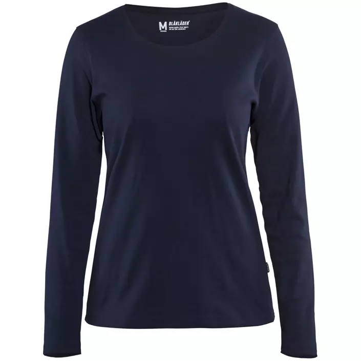Blåkläder långärmad T-shirt dam, Marinblå, large image number 0