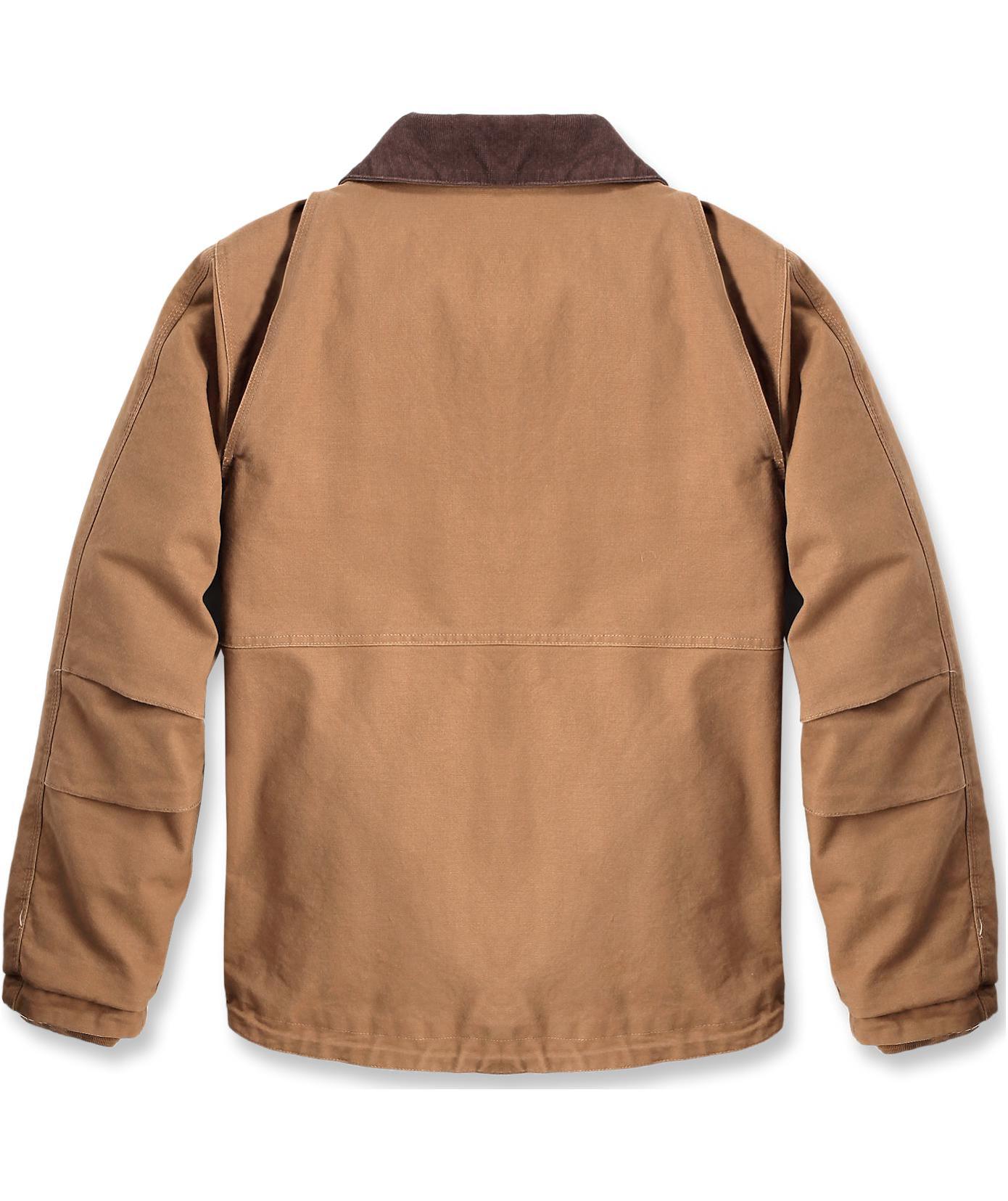 Carhartt Montana Duck jakke med for, Carhartt Brown/Coffee, large image number 2