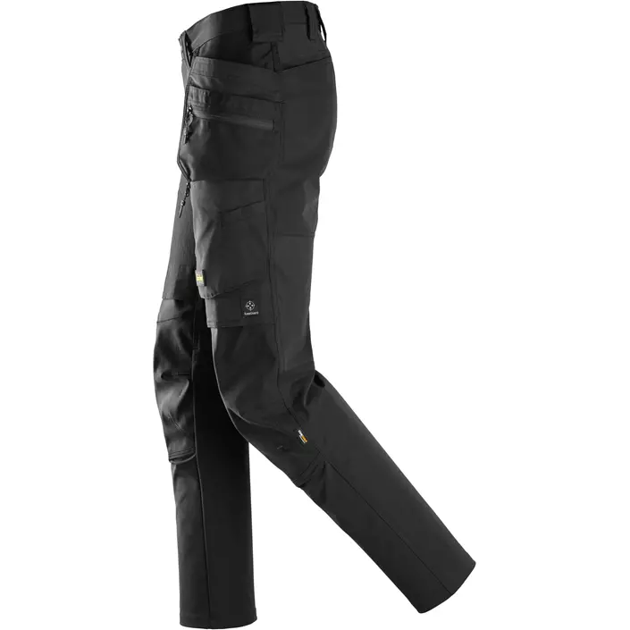 Snickers AllroundWork håndværkerbukser full stretch, Black/Black, large image number 3