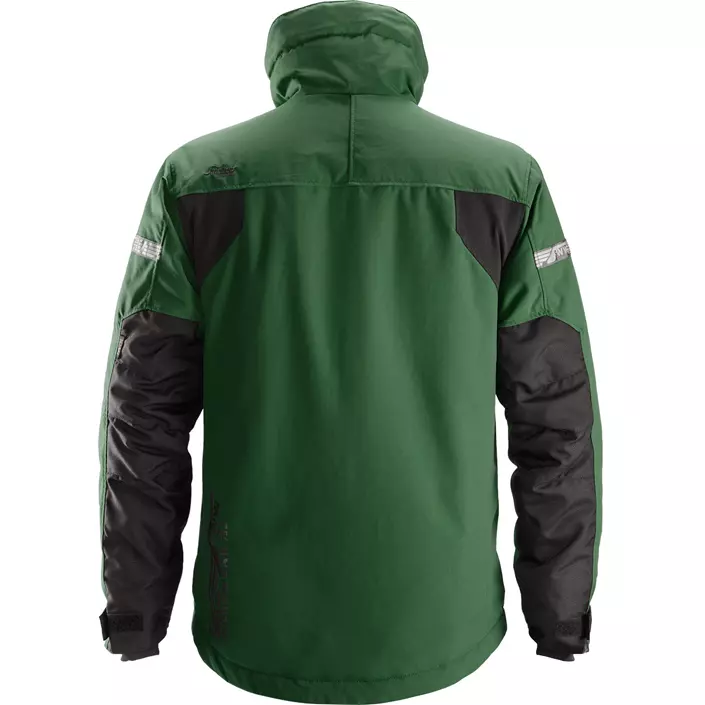 Snickers AllroundWork 37.5® winter work jacket 1100, Forest green/black, large image number 1