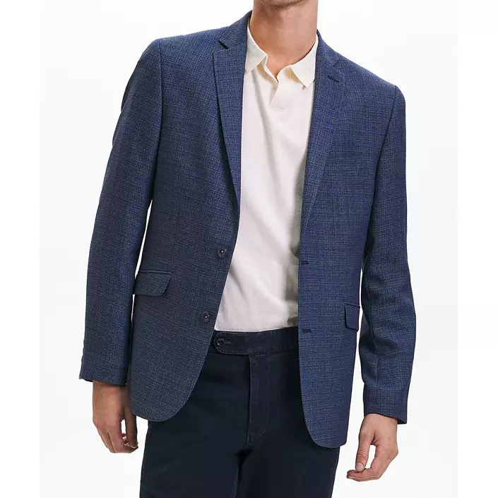 Sunwill Modern fit blazer, Dark blue, large image number 1
