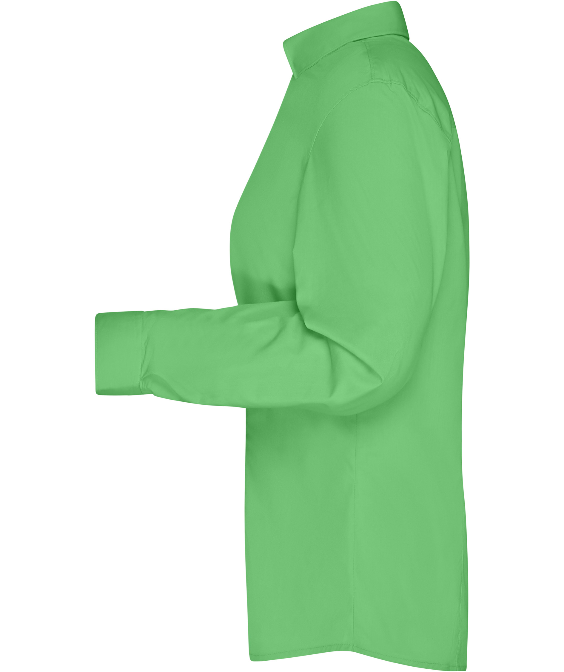 James & Nicholson modern fit dameskjorte, Limegr&oslash;n, large image number 3