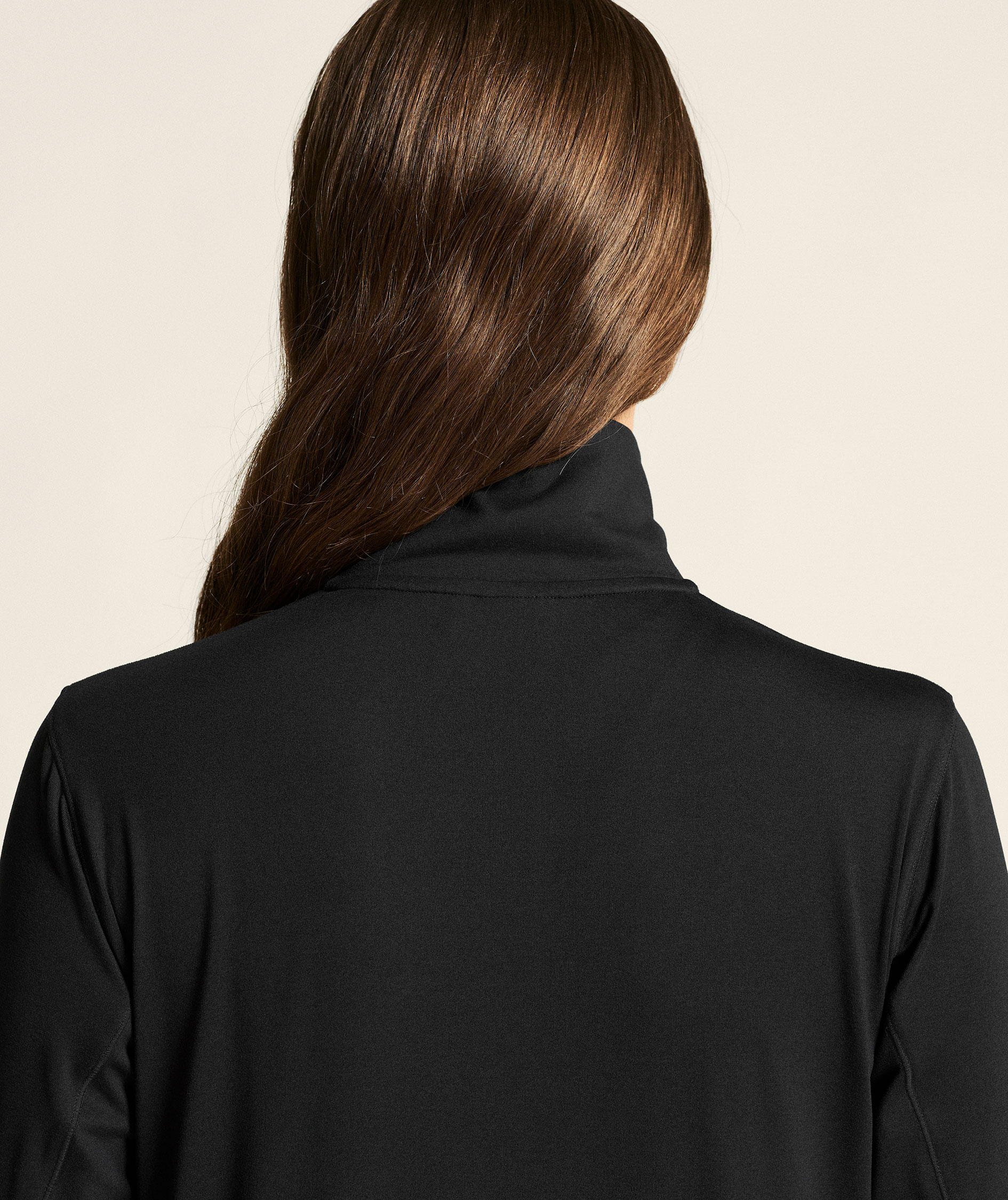 Craft Flow women's half zip baselayer sweater, Black/Melange, large image number 4