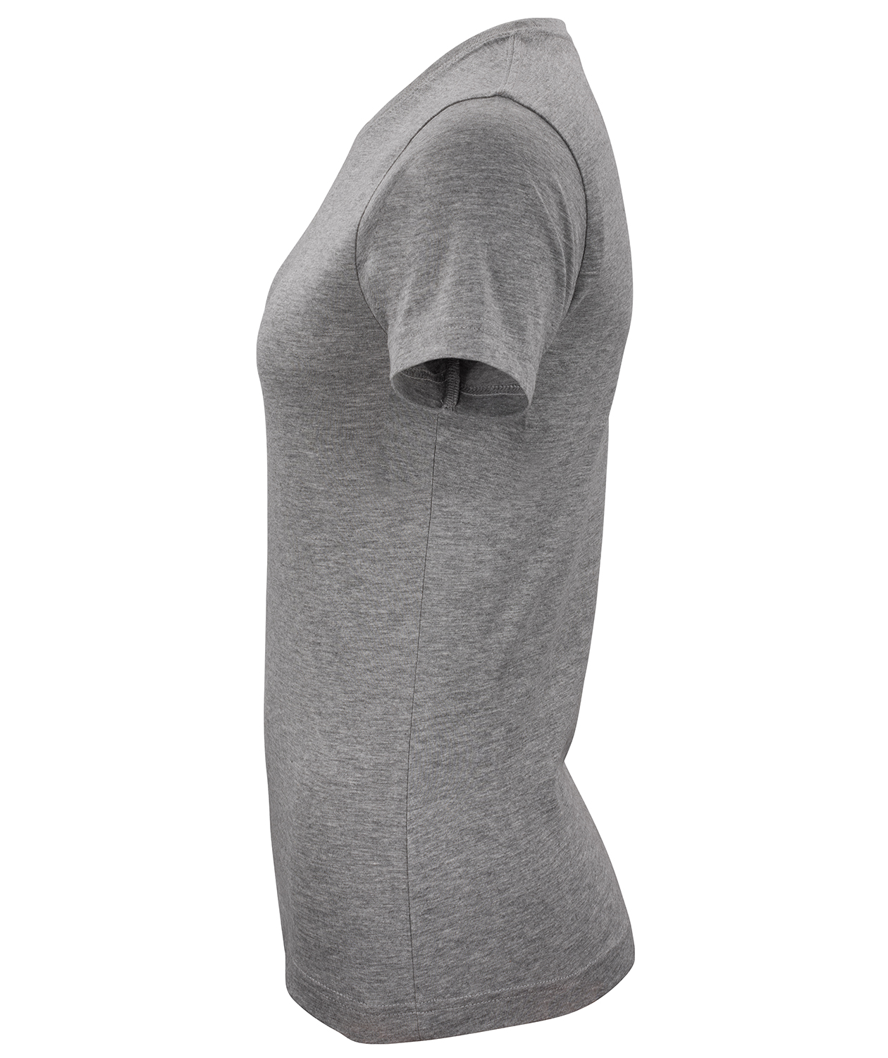 Clique Classic dame T-skjorte, Gr&aring;&nbsp;Melange, large image number 2