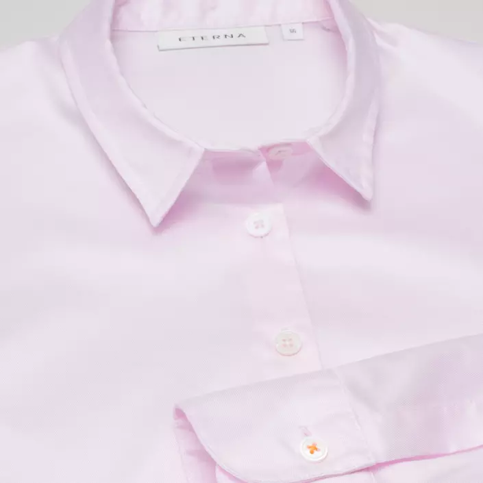 Eterna Casual Luxury Loose fit dameskjorte, Rosa, large image number 4