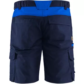 Blåkläder work shorts, Marine Blue/Cobalt Blue