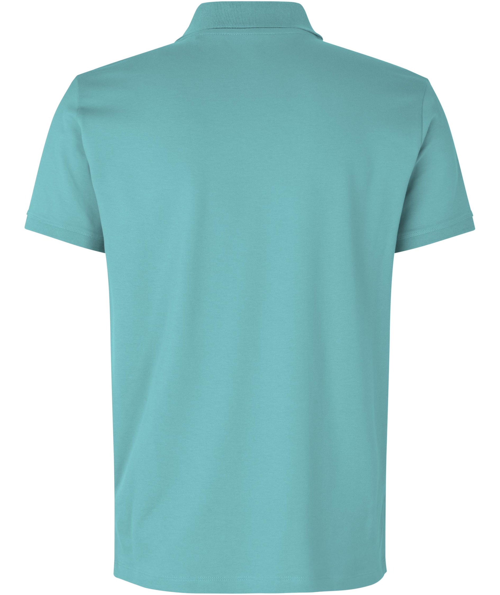ID organic polo shirt, Dusty Aqua, large image number 1