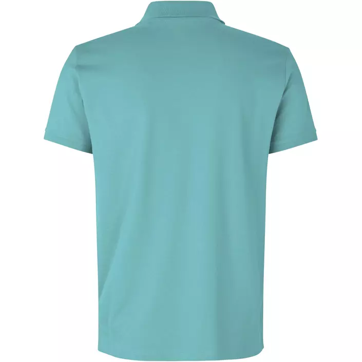 ID organic polo shirt, Dusty Aqua, large image number 1