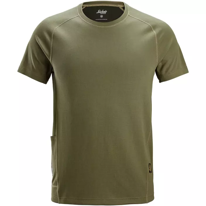 Snickers Stay Fresh T-shirt 2556, Khaki Green, large image number 0