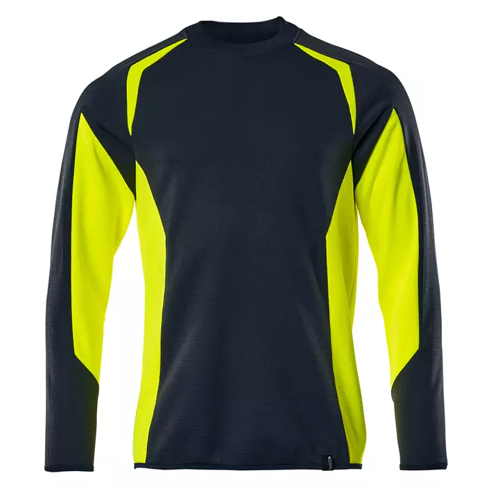 Mascot Accelerate Safe sweatshirt, Dark Marine/Hi-Vis Yellow, large image number 0