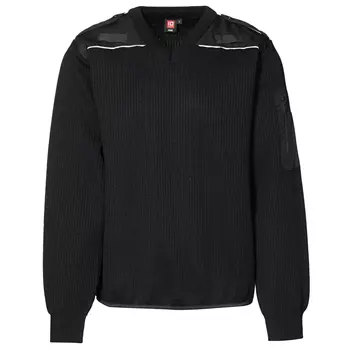 ID Uniform knit sweater, Black