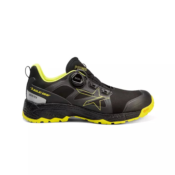 Solid Gear Prime GTX Low skyddsskor S3, Svart/Gul, large image number 0