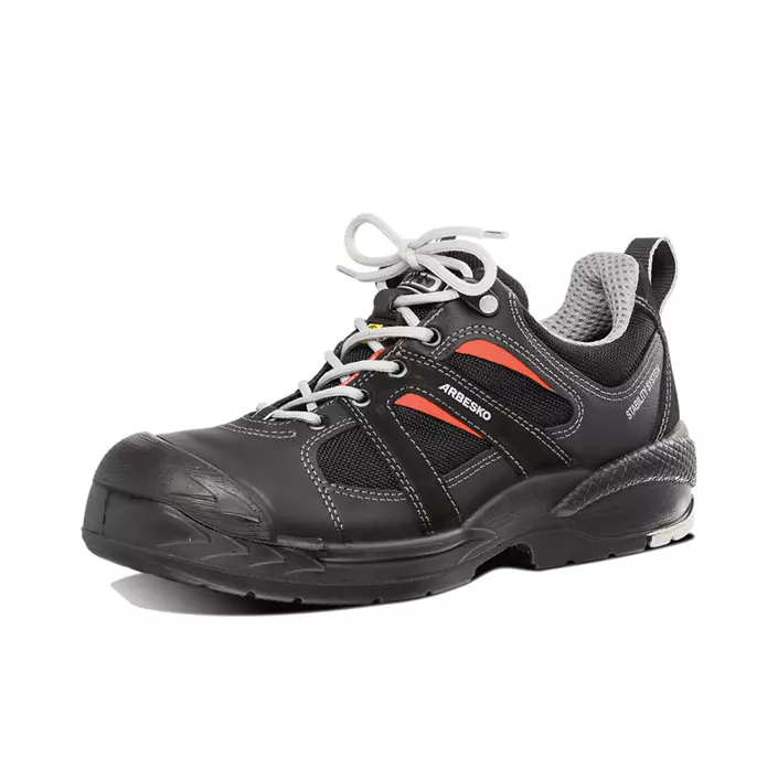 Arbesko 382 safety shoes S3, Black, large image number 0