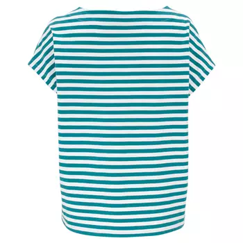 Hejco Polly women´s T-shirt, Green/White stripes