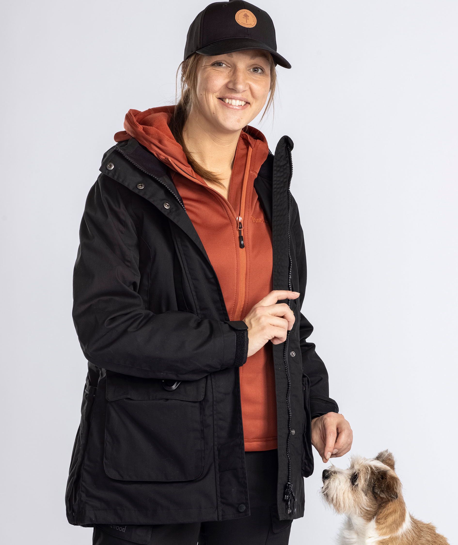 Pinewood Dog Sports Trainer damejakke, Black, large image number 3